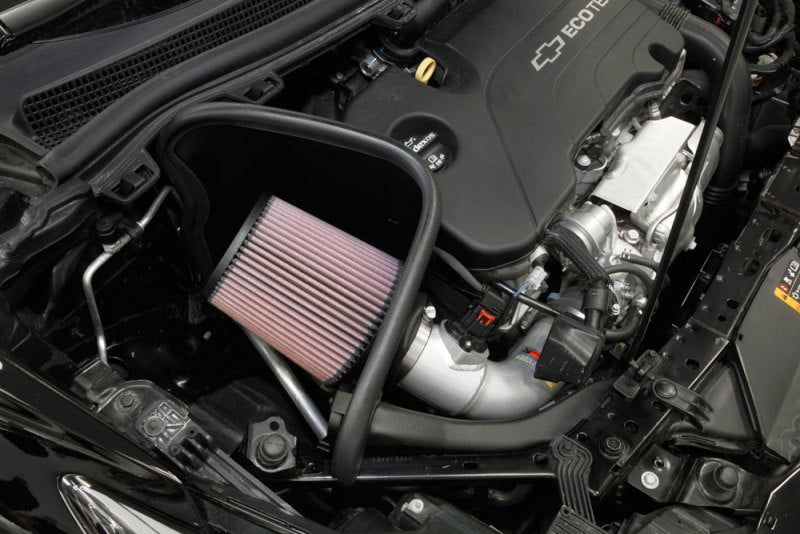 K&N 17-18 Chevy Cruze 1.4L Turbo Silver Typhoon Short Ram Intake K&N Engineering