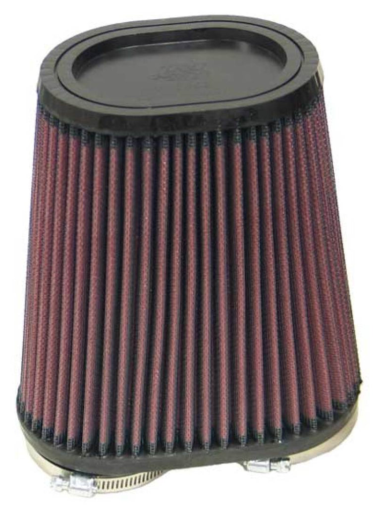 K&N Universal Rubber Filter Dual Flange Oval Tprd 3.75in Base O/S W x 3.438in Top O/S W x 6.75in H K&N Engineering