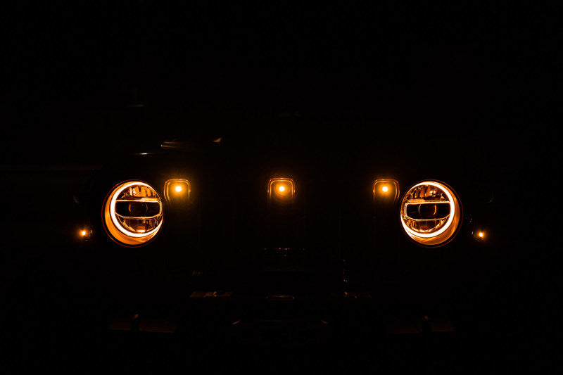 DV8 Offroad 2018+ Jeep JL Grill Amber Marker Lights DV8 Offroad