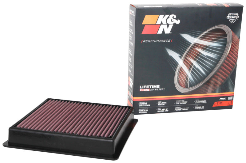 K&N 20-21 Ford F250/F350 Super Duty 6.2/6.7/7.3L V8 Replacement Air Filter K&N Engineering
