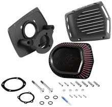 Load image into Gallery viewer, K&amp;N Street Metal Intake System for 01-16 Harley Davidson Softail/Dyna - Shaker Black K&amp;N Engineering