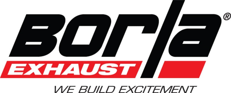 Borla Universal Pro-XS Muffler Oval 2.5in Inlet/Outlet Offset/Offset Notched Muffler Borla