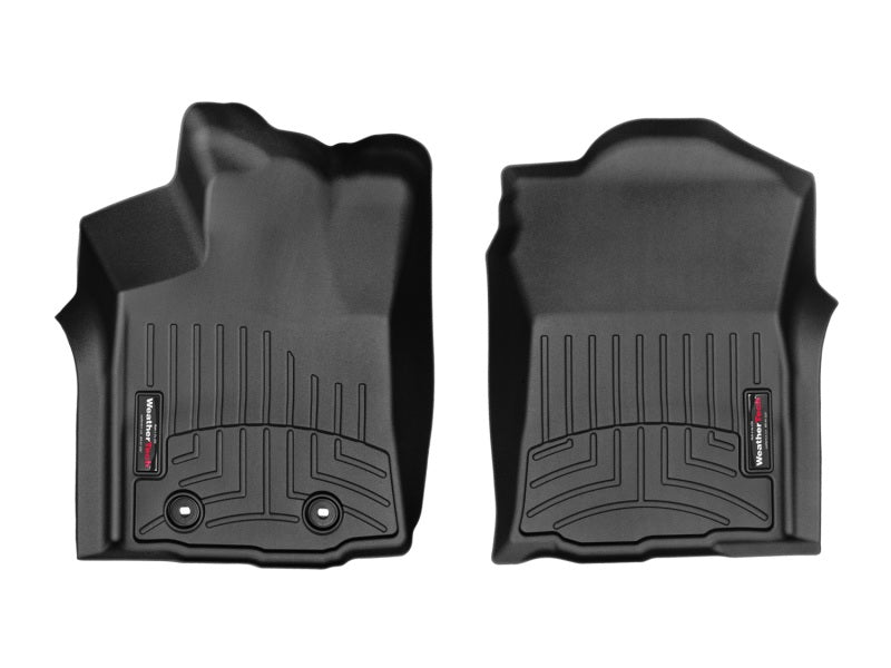 WeatherTech 16+ Toyota Tacoma Double Cab (Auto Trans Only) Front Floorliner - Black WeatherTech
