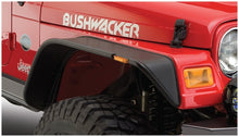 Load image into Gallery viewer, Bushwacker 97-06 Jeep TJ Flat Style Flares 2pc - Black Bushwacker