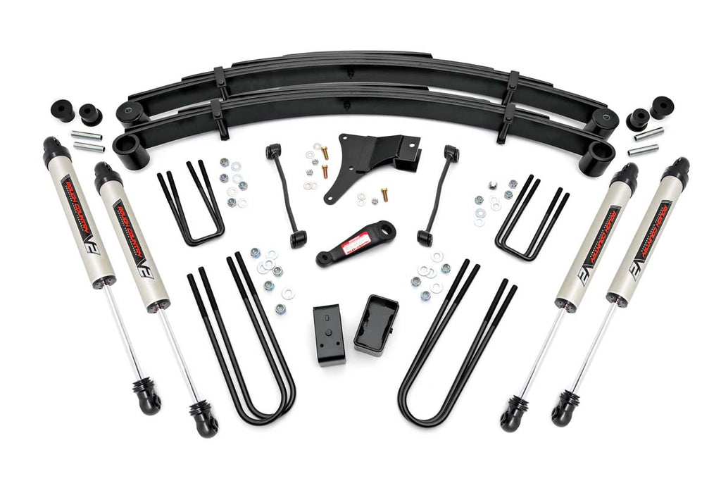 4 Inch Lift Kit | Rear Blocks | V2 | Ford F-250/F-350 Super Duty (1999) Rough Country