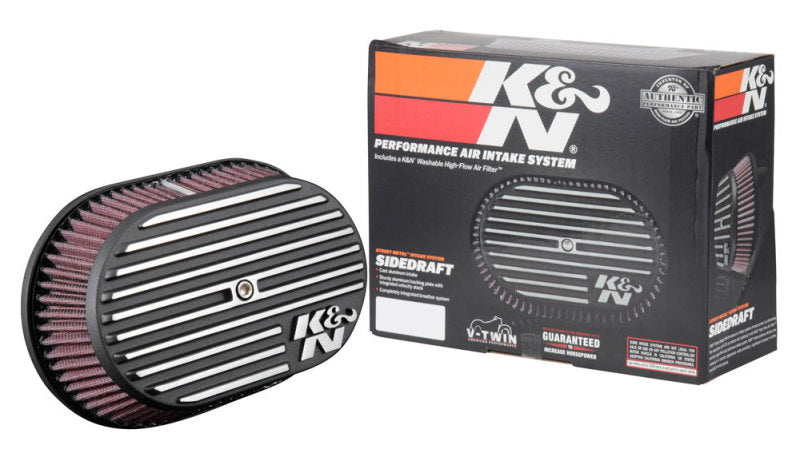 K&N Street Metal Intake System for 02-06 Harley Davidson Road King F/I 88cl Side Draft Dyna/Softail K&N Engineering