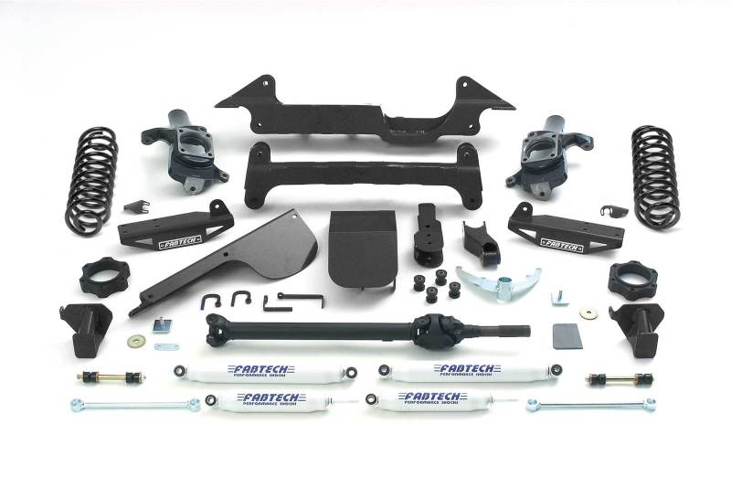 Fabtech 03-08 Hummer H2 Suv/Sut 4WD w/Rr Coil Springs 6in Perf Sys w/Perf Shks Fabtech