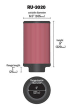 Load image into Gallery viewer, K&amp;N Filter 2 1/4inch 10 Degree Flange 16 1/4inch x 4inch - 4 1/2inch Height K&amp;N Engineering