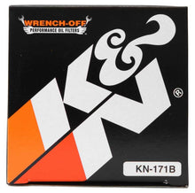 Load image into Gallery viewer, K&amp;N Harley Davidson / Buell 3in OD x 4.063in H Black Oil Filter K&amp;N Engineering