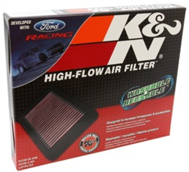 K&N 10 Ford Mustang GT 4.6L-V8 Drop In Air Filter K&N Engineering