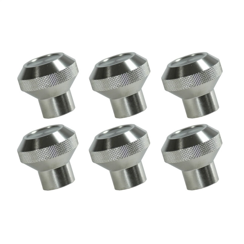 Rugged Ridge Billet Alum Dash Knob Set Alum 76-86 Jeep CJ Rugged Ridge