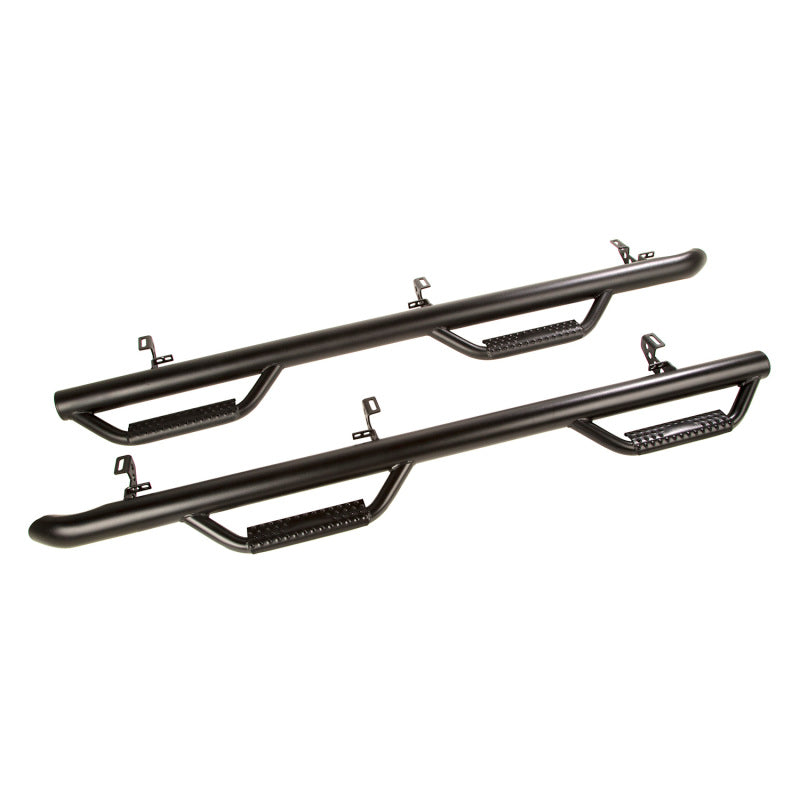 Rugged Ridge Spartan Nerf Bar Textured Black 18-20 Jeep Wrangler JL 4 Door Rugged Ridge