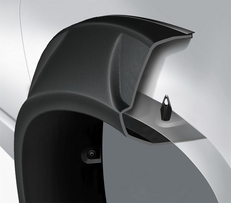 Bushwacker 19-22 Ram 1500 (Excl. Rebel/TRX) 76.3 & 67.4in Bed DRT Style Flares 4pc  - Blk / Smooth Bushwacker