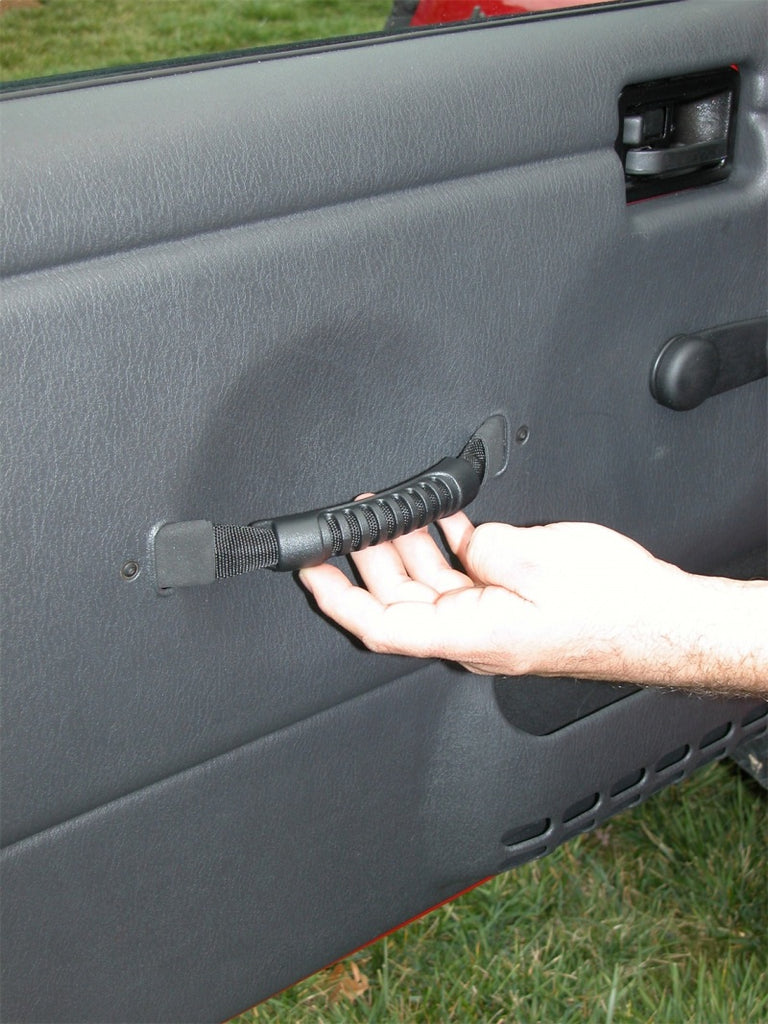 Rugged Ridge Door Pull Straps Black 97-06 Jeep Wrangler Rugged Ridge