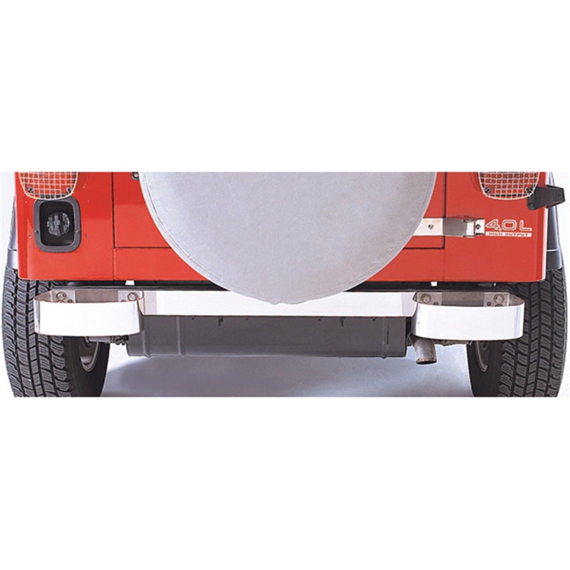Rugged Ridge 76-95 Jeep CJ / Jeep Wrangler Stainless Steel Rear Bumperettes Rugged Ridge