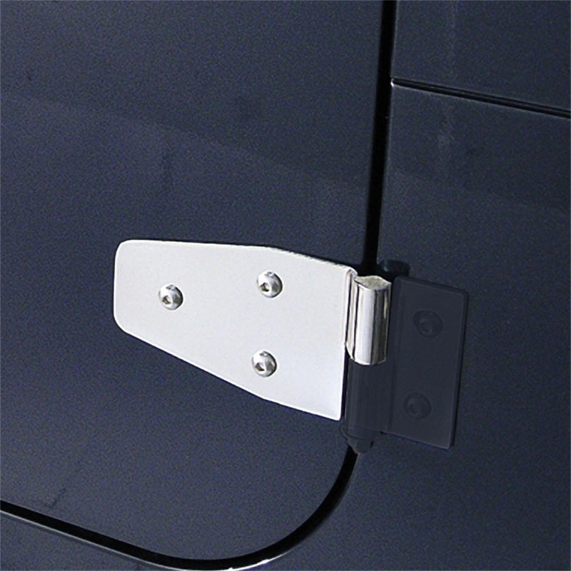 Rugged Ridge 87-06 Jeep Wrangler Stainless Steel Door Hinge Set Rugged Ridge