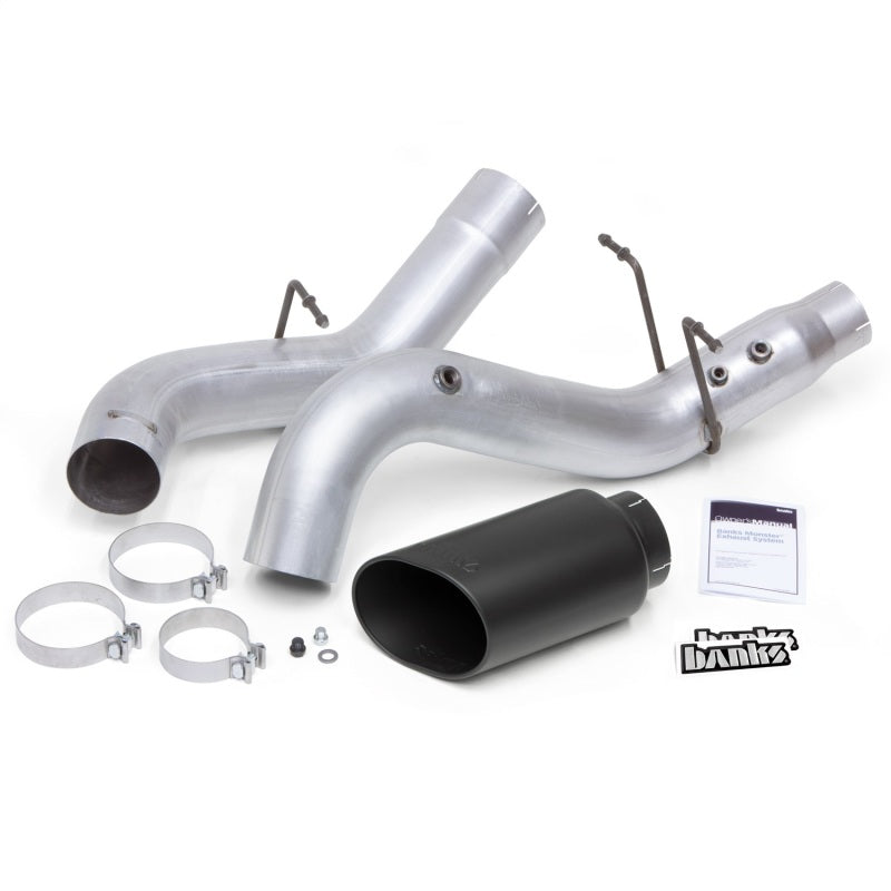 Banks Power 17-19 Chevy Duramax L5P 2500/3500 Monster Exhaust System w/ Black Tip Banks Power