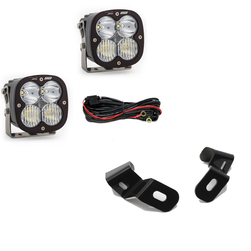 Baja Designs 2019+ Ram 2500/3500 XL 80 Driving Combo A-Pillar Kit - Clear Baja Designs
