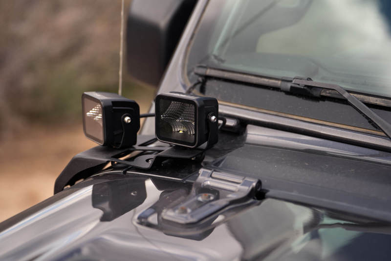 DV8 Offroad 18-22 Jeep Gladiator JT Cowl Light Bar Bracket DV8 Offroad