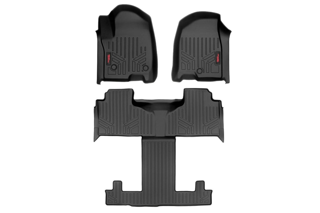 Floor Mats | FR & RR | FR/RR Bucket | Chevy/GMC Tahoe/Yukon (21-23) Rough Country