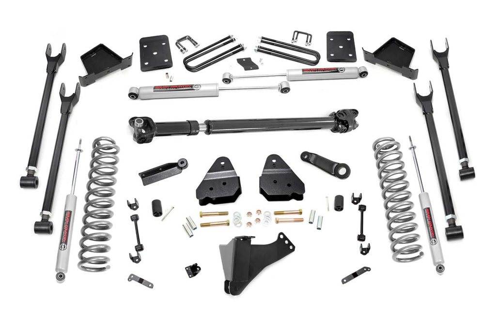 6 Inch Lift Kit | Diesel | 4-Link | FR D/S | Ford F-250/F-350 Super Duty (17-22) Rough Country