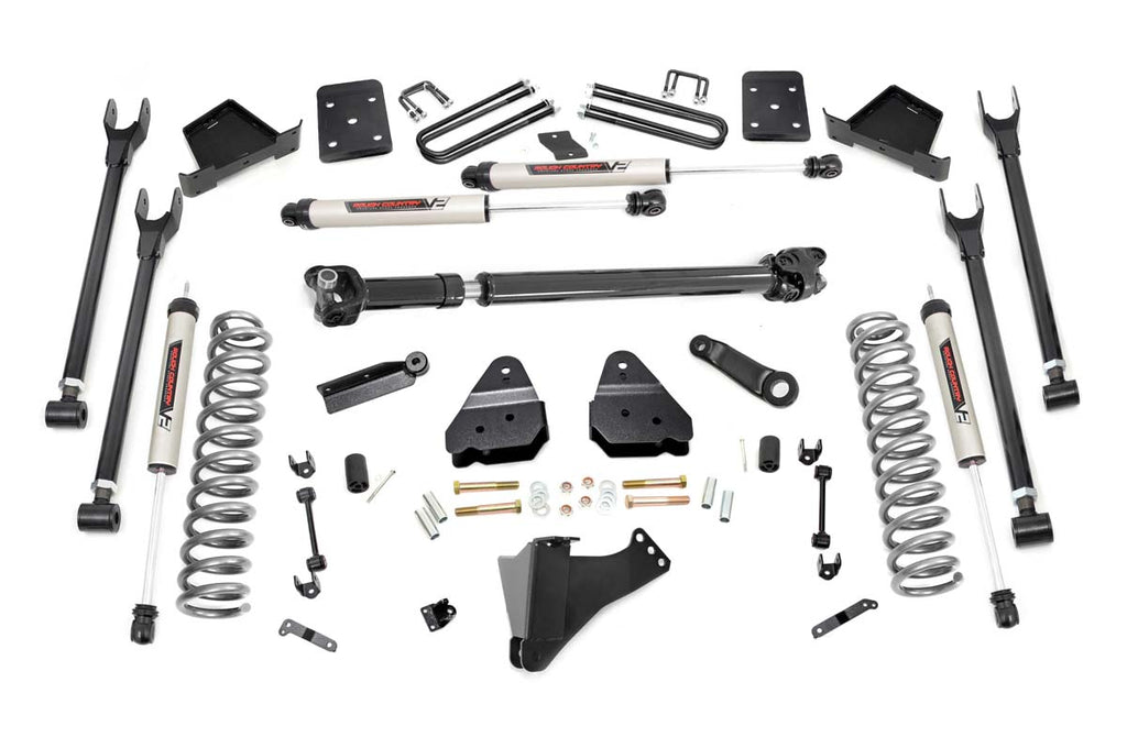 6 Inch Lift Kit | 4-Link | OVLD | D/S | V2 | Ford F-250/F-350 Super Duty (17-22) Rough Country