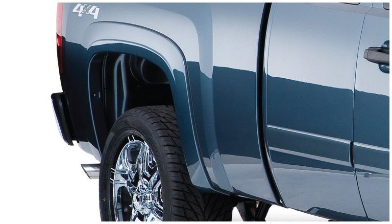 Bushwacker 07-13 Chevy Silverado 1500 Fleetside OE Style Flares 2pc 78.7/97.6in Bed - Black Bushwacker