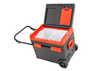 Load image into Gallery viewer, 50L Portable Refrigerator/Freezer w/Solar Panel | Rechargeable | 12 Volt/AC 110 Rough Country