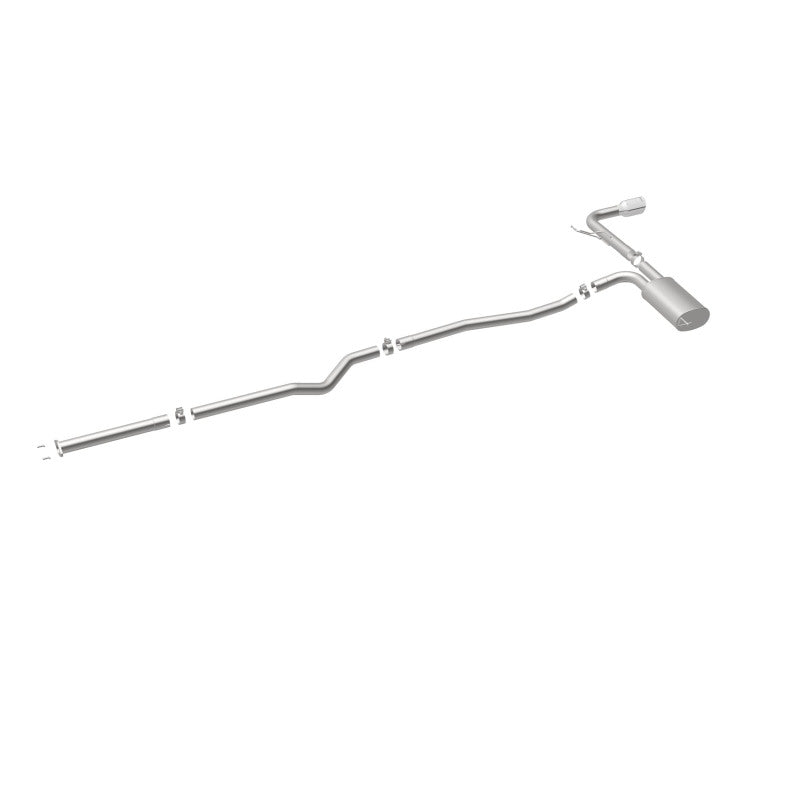 MagnaFlow Cat Back, SS, 2.5in, Street, Single Straight Pass. Polished 4in Tip, 2015 Ford Fusion 2.5L Magnaflow