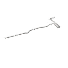 Load image into Gallery viewer, MagnaFlow Cat Back, SS, 2.5in, Street, Single Straight Pass. Polished 4in Tip, 2015 Ford Fusion 2.5L Magnaflow