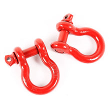 Load image into Gallery viewer, Rugged Ridge Red 7/8in D-Shackles Rugged Ridge