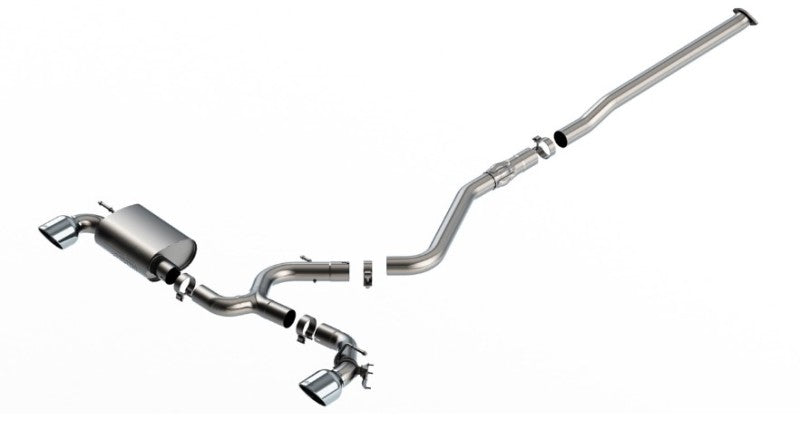 Borla 22-23 Hyundai Kona N 2.0L 4 CYL. Turbo AT/MT ATAK Catback Exhaust Bright Chrome Borla