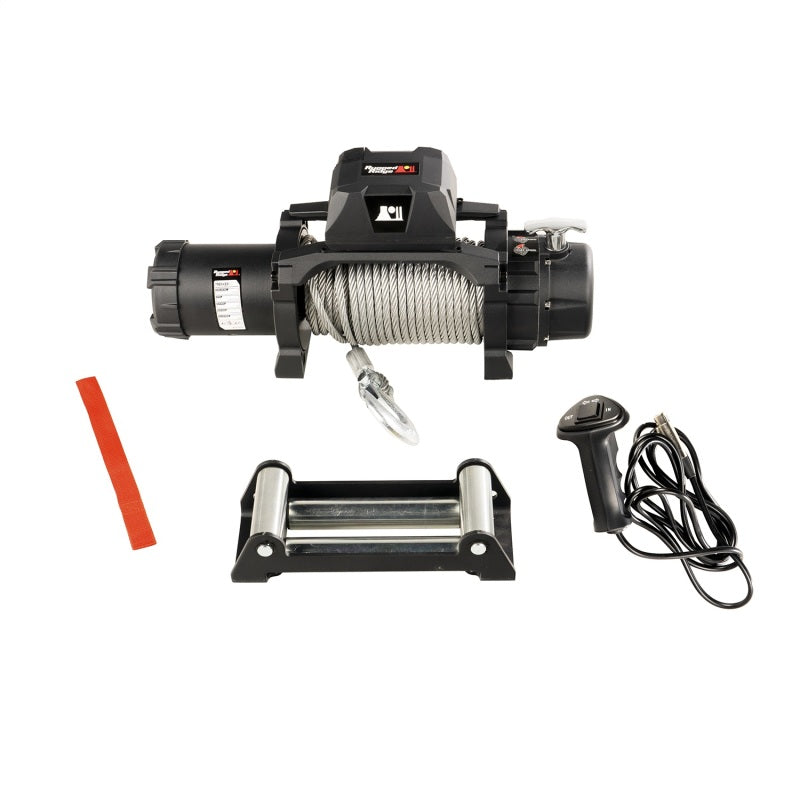 Rugged Ridge Trekker C10 Winch 10000lb Cable Wired Rugged Ridge