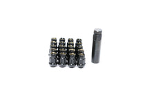 Load image into Gallery viewer, Wheel Mate Muteki HR38 Open End Lug Nuts 12x1.25 Black Chrome / Red Ring Wheel Mate