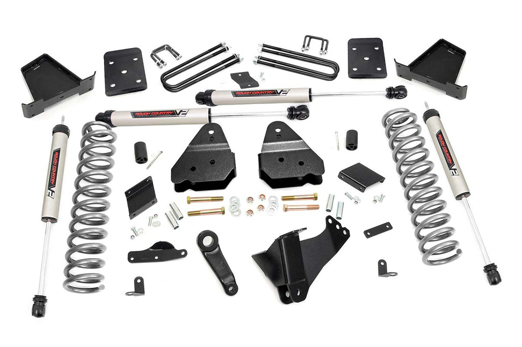 4.5 Inch Lift Kit | No OVLD | V2 | Ford F-250 Super Duty 4WD (15-16) Rough Country