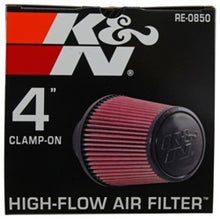Load image into Gallery viewer, K&amp;N Universal Air Filter (4in. Flange / 6in. Base OD / 4-5/8in. Top OD / 6in. Height) K&amp;N Engineering