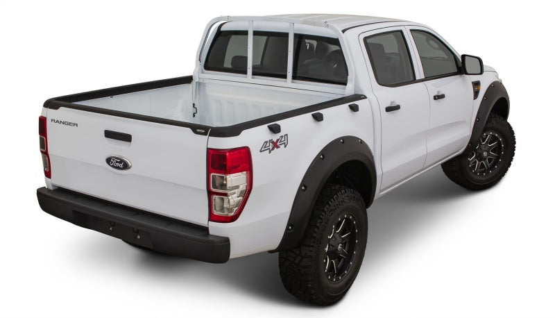 Bushwacker 11-15 Ford Ranger T6 Bed Rail Caps - Black Bushwacker