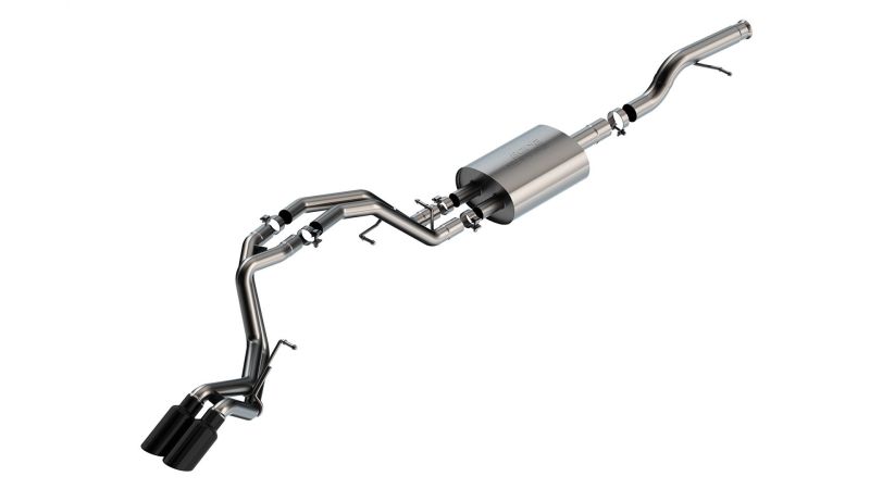 Borla 21-22 Chevrolet Tahoe 5.3L V8 AT 2/4WD S-type Cat-back Exhaust (Black Chrome) Borla