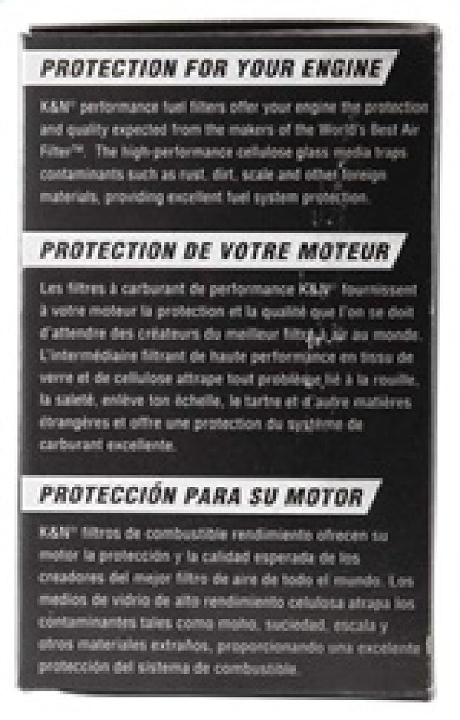K&N Cellulose Media Fuel Filter 2.125in OD x 4.281in L K&N Engineering