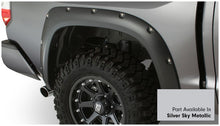 Load image into Gallery viewer, Bushwacker 16-18 Toyota Tundra Fleetside Pocket Style Flares 4pc 66.7/78.7/97.6in Bed - Silver Sky Bushwacker