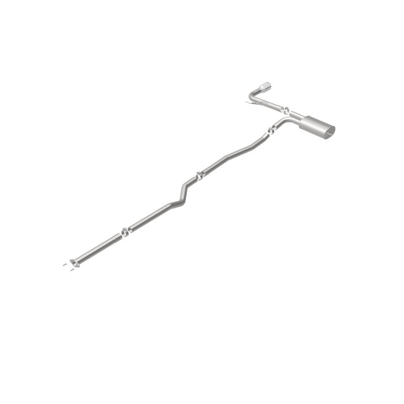 MagnaFlow Cat Back, SS, 2.5in, Street, Single Straight Pass. Polished 4in Tip, 2015 Ford Fusion 2.5L Magnaflow