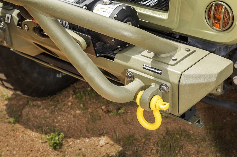 Rugged Ridge Yellow 3/4in D-Rings Rugged Ridge