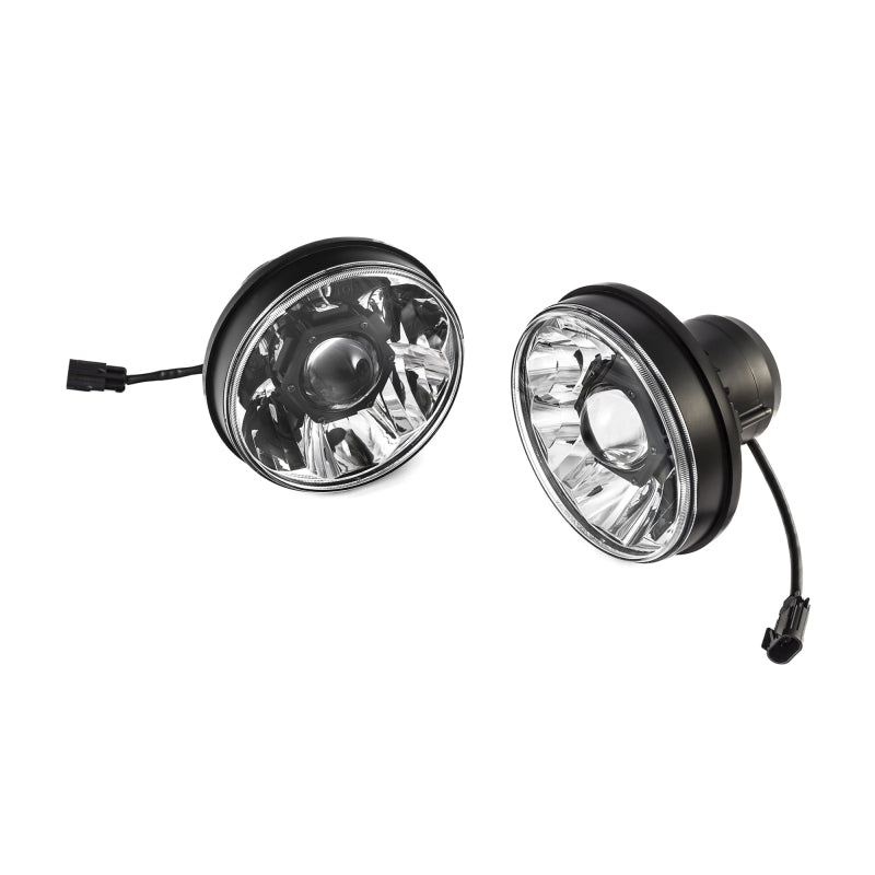 KC HiLiTES 07-18 Jeep JK (Not for Rubicon/Sahara) 7in. Gravity LED Pro DOT Headlight (Pair Pack Sys) KC HiLiTES