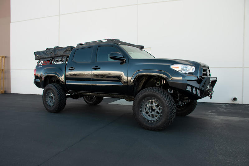 DV8 Offroad 20-22 Jeep Gladiator JT / 05-21 Toyota Tacoma Overland Bed Rack - 2pc. Adjustable DV8 Offroad