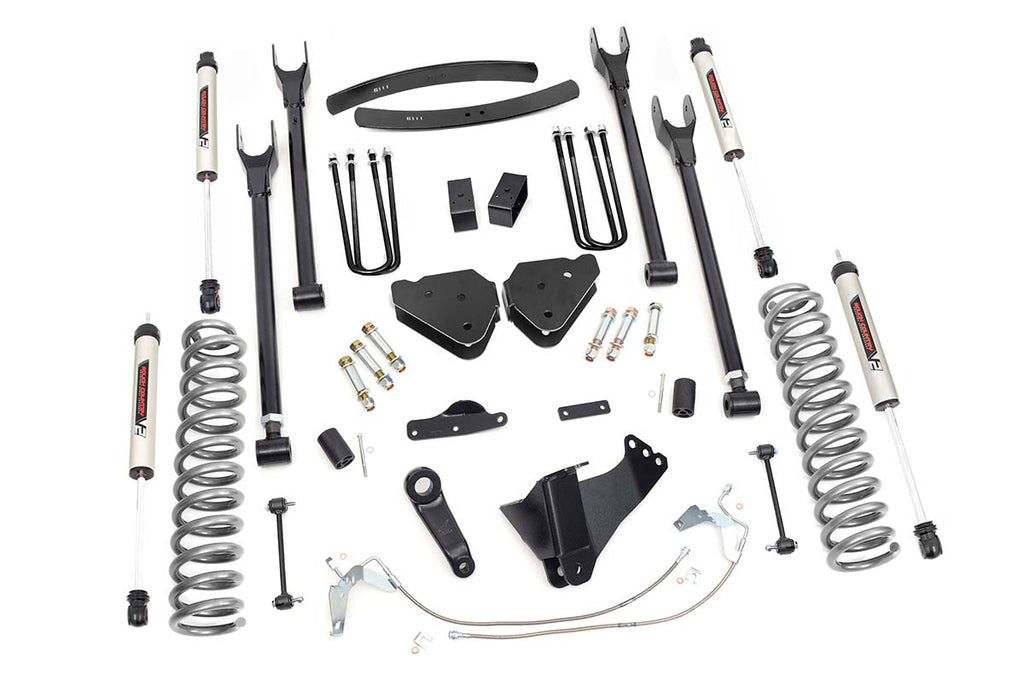6 Inch Lift Kit | Gas | 4 Link | V2 | Ford F-250/F-350 Super Duty (08-10) Rough Country