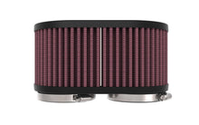 Load image into Gallery viewer, K&amp;N 2-1/8in DUAL FLG 6-1/4 X 4inOD 3inH Universal Clamp-On Air Filter K&amp;N Engineering