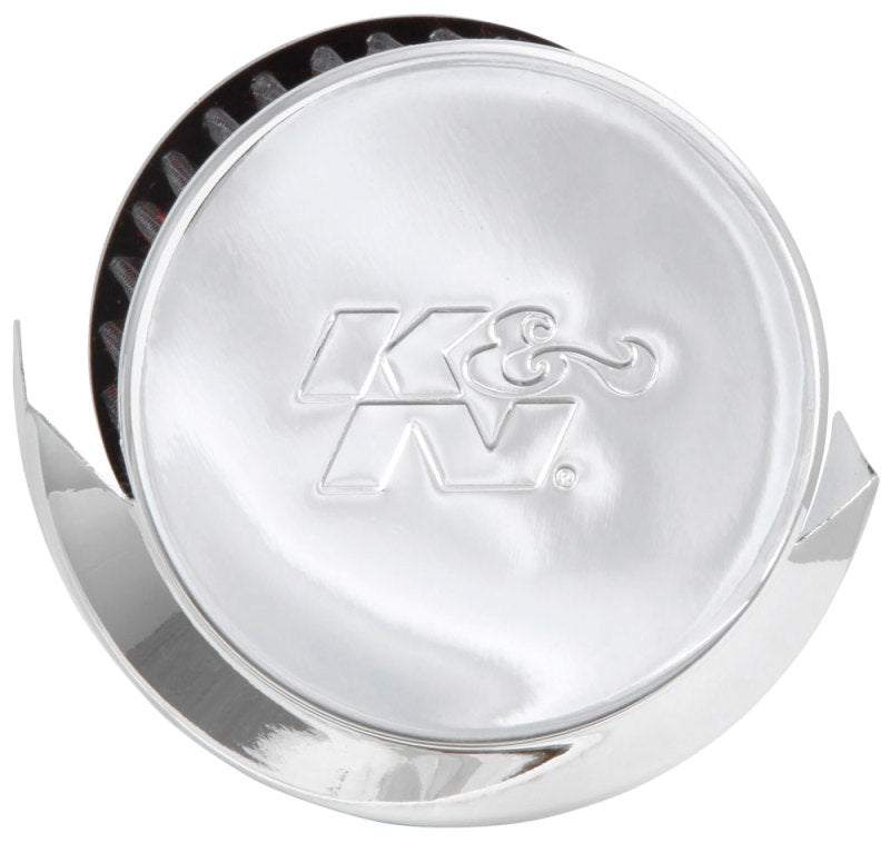 K&N 1in Flange L x 3in OD x 2.5in Height Clamp On Crankcase Vent Filter K&N Engineering