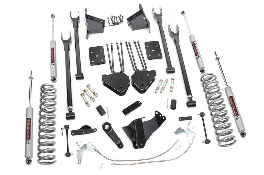 8 Inch Lift Kit | 4 Link | Ford F-250/F-350 Super Duty 4WD (08-10) Rough Country