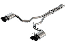 Load image into Gallery viewer, Borla 2020 Ford GT500 5.2L AT 3in ATAK CatBack Exhaust w/ Black Chrome Tips Borla