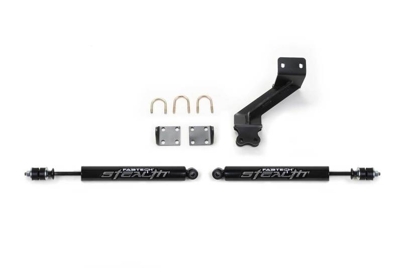 Fabtech 14-18 Ram 2500 & 13-18 Ram 3500 HD Dual Stealth Steering Stabilizer Kit Fabtech